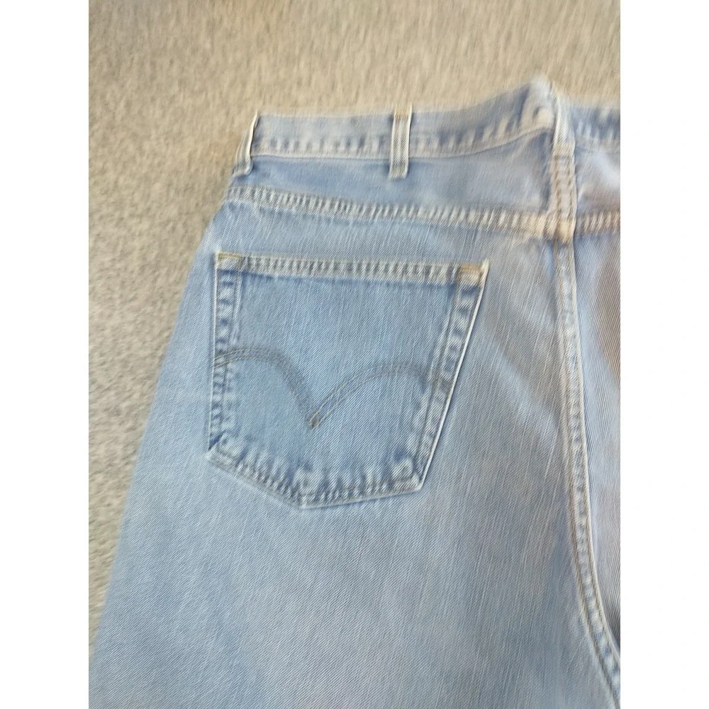 Levis 550 Relaxed Fit Mens Light Wash Blue Denim Jeans W36 L29 Vintage Style